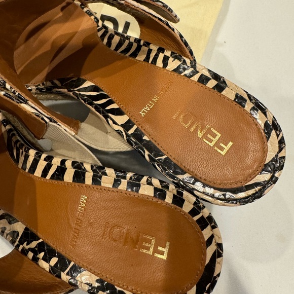 Authentic Fendi wedges - Picture 8 of 11